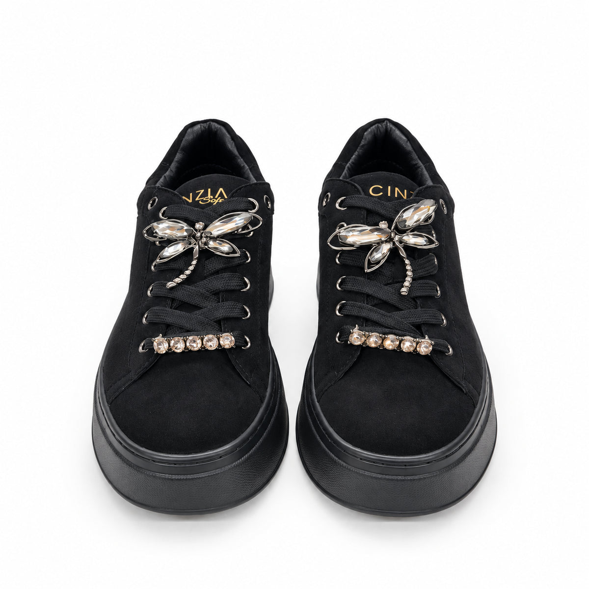 Sneakers con accessorio black