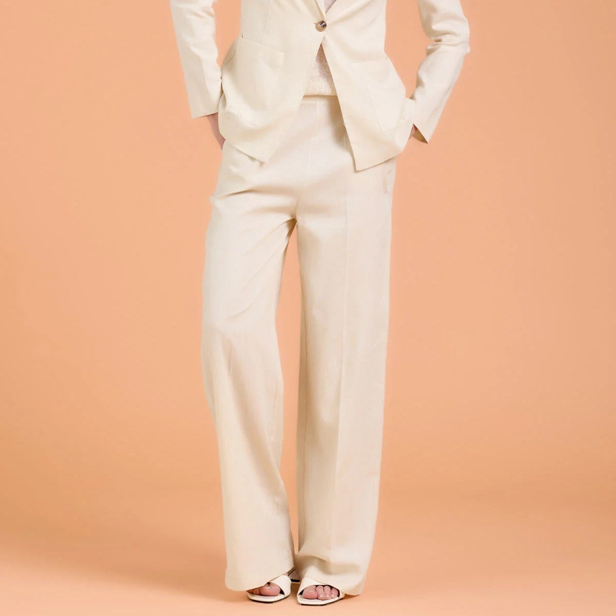 Pantalone sartoriale in lino