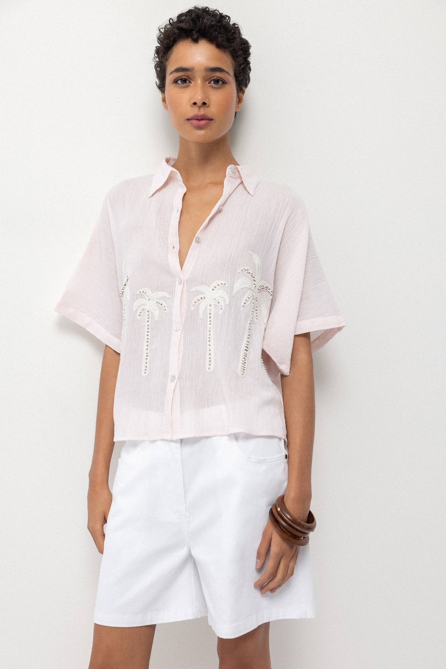 Camicia ricamata (416805-55)