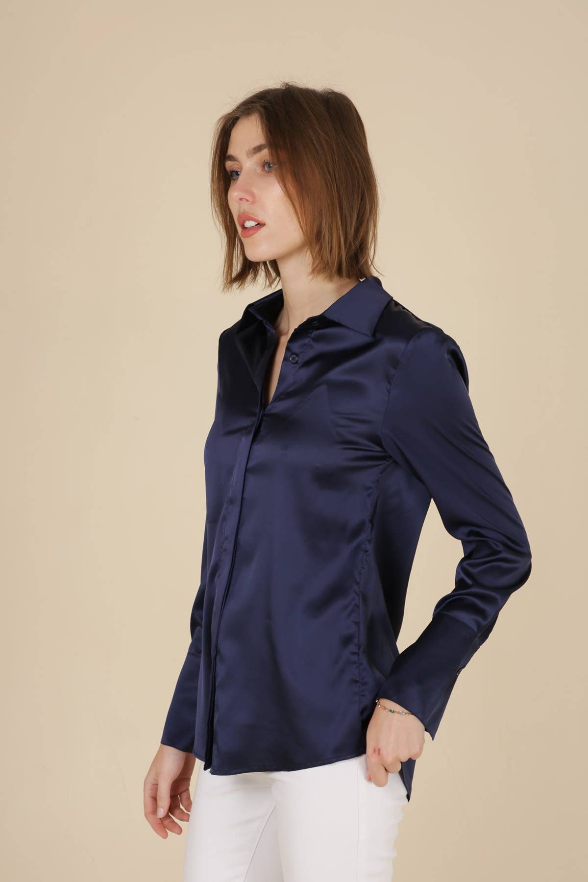 Camicia Léa in raso (S-M-L-XL) FW26 - CK08091