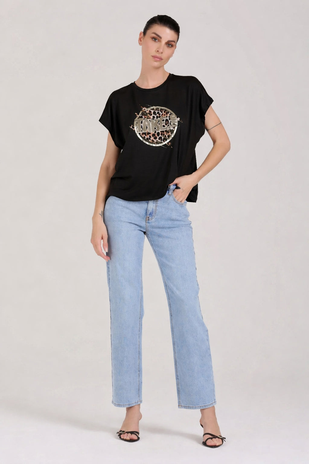 T-shirt stampa animalier