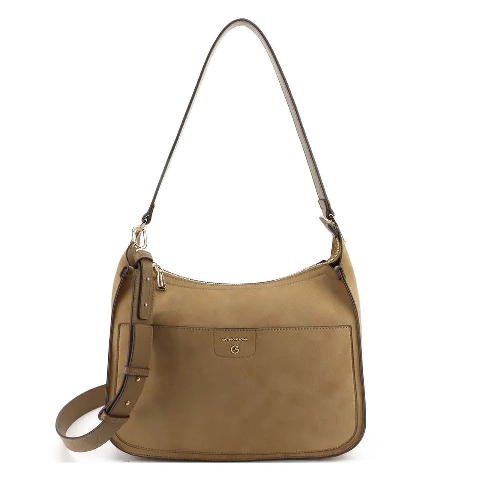 Borsa Hobo in suede Gattinoni