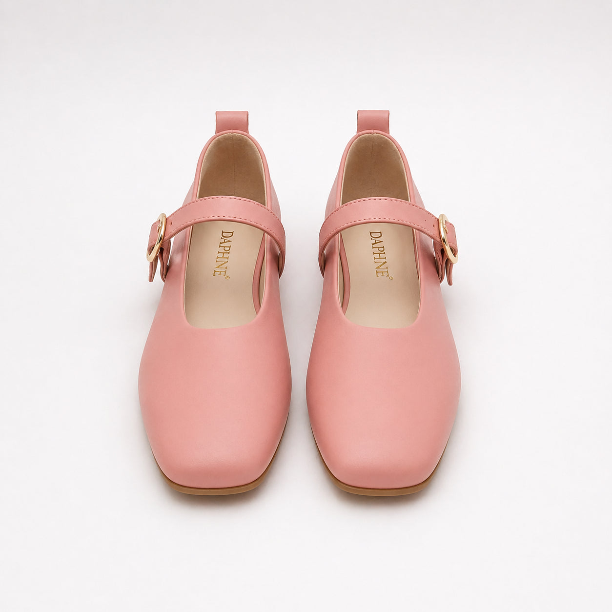 Ballerina in nappa punta quadrata