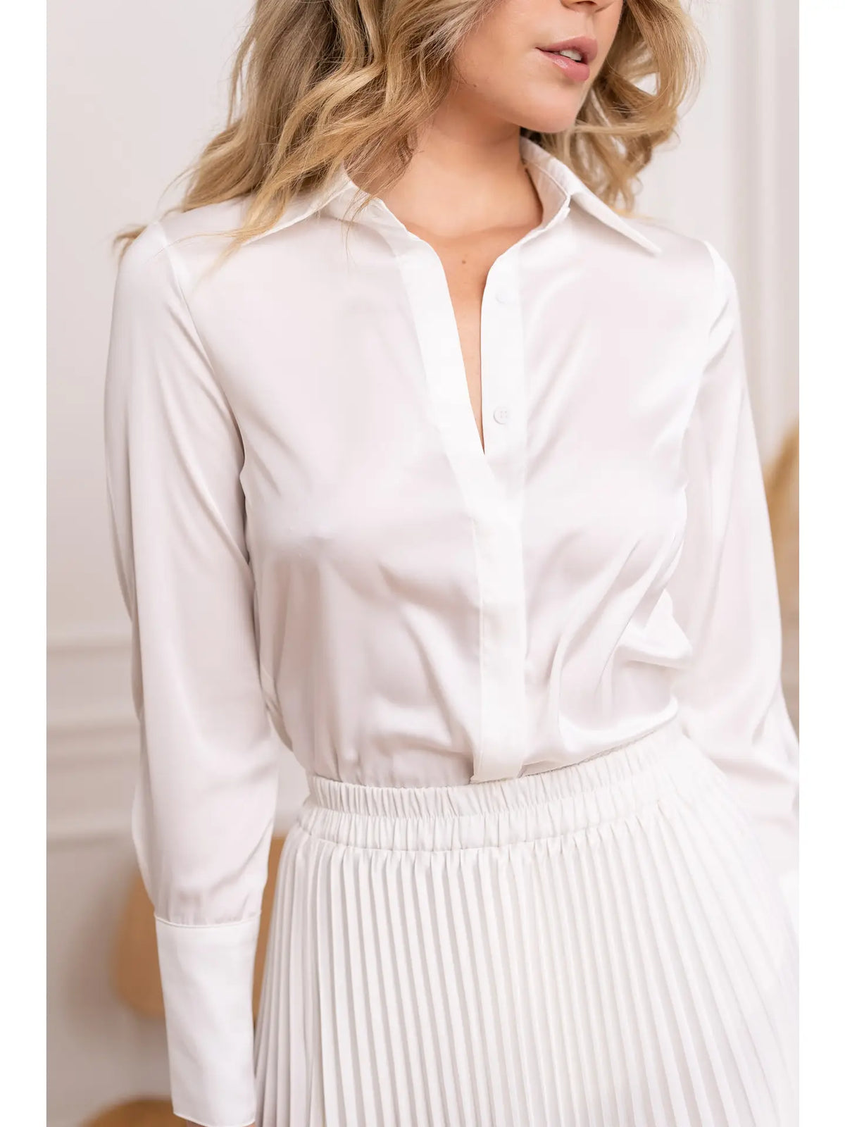 Camicia in raso