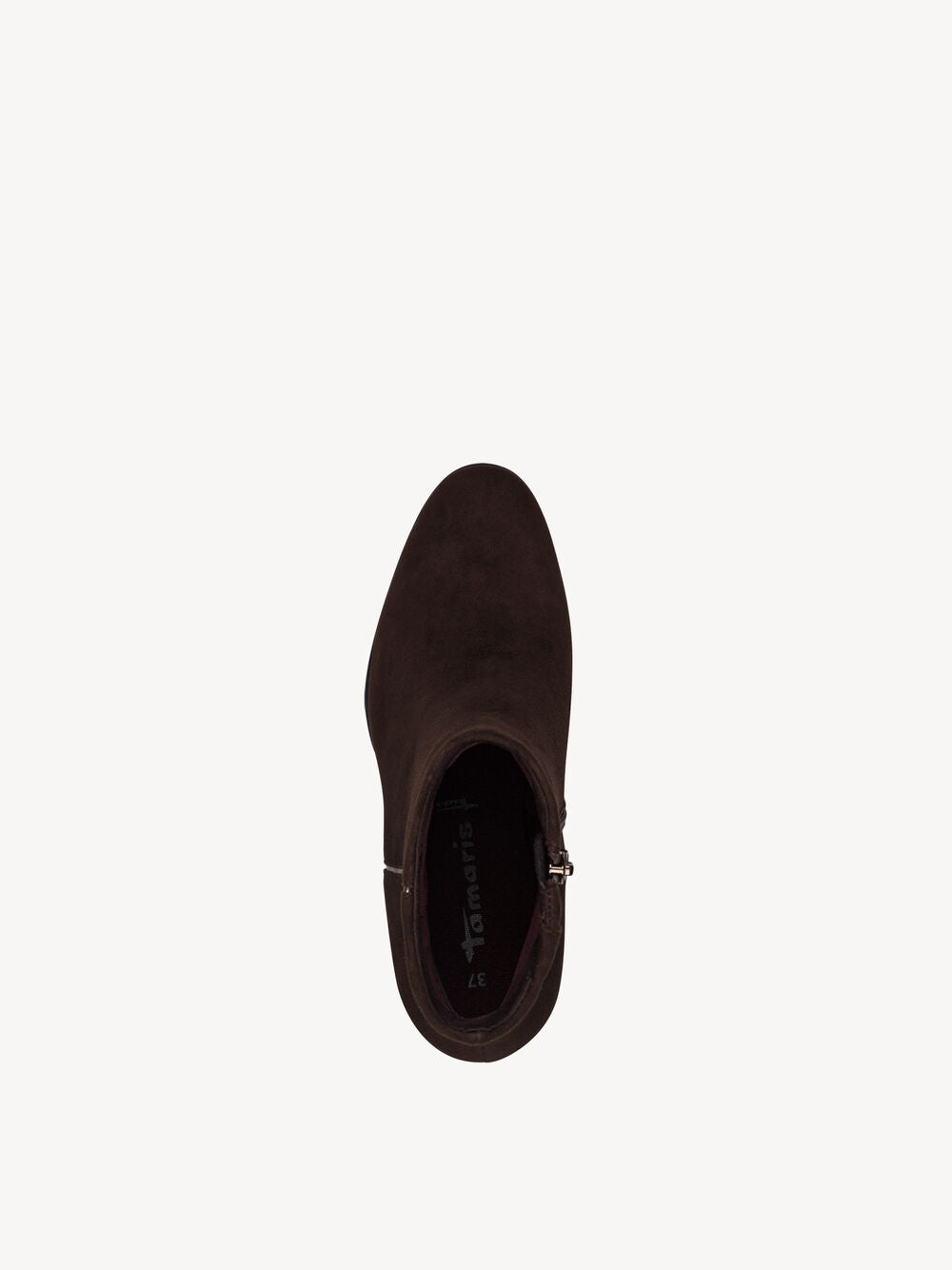 Stivaletti Donna in camoscio Marrone con tacco comodo Tamaris