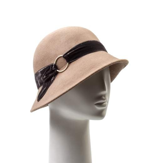 Cappelli cloche beige - Bissoli