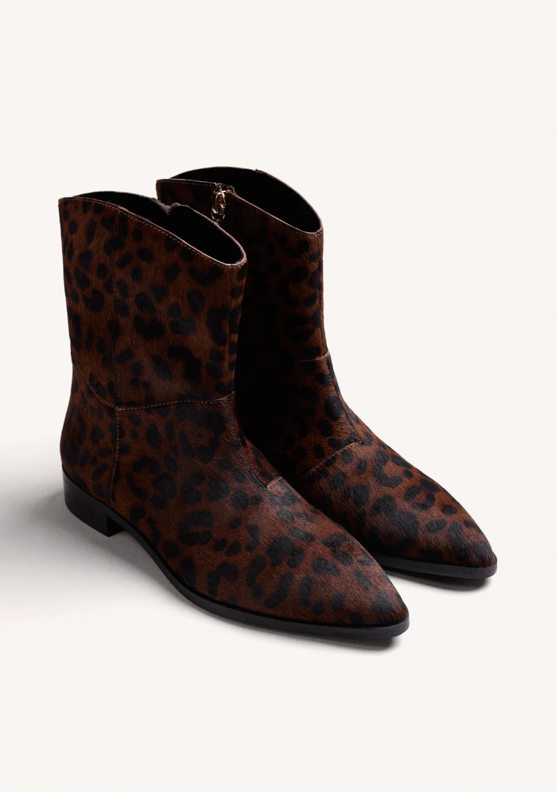 Stivaletto in cavallino animalier