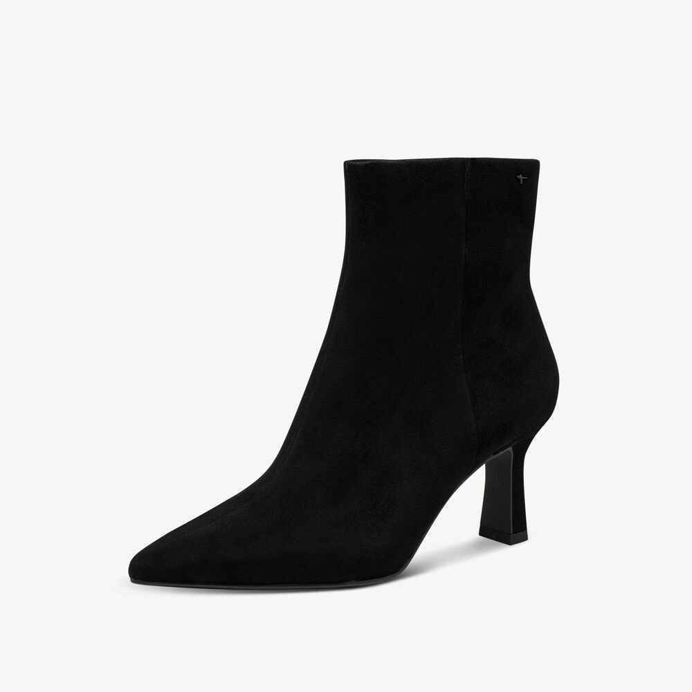 Stivaletto in suede nero