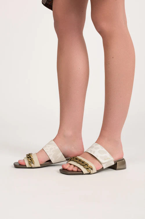 Sabot con tacco e fasce Anekke