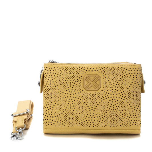 Borsa in pelle traforata - Giallo