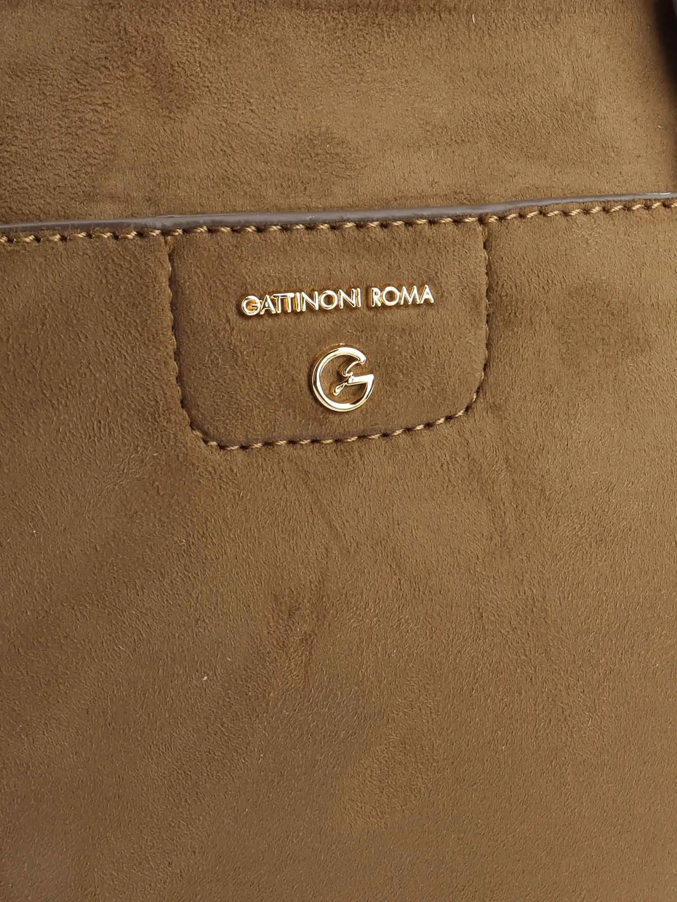 Borsa bowling suede Gattinoni