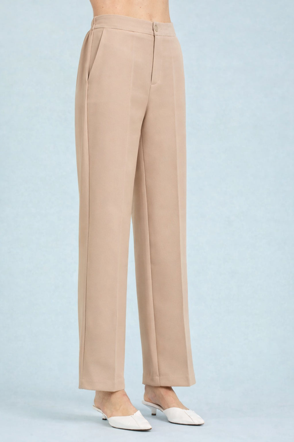 Pantaloni ampi in bistretch