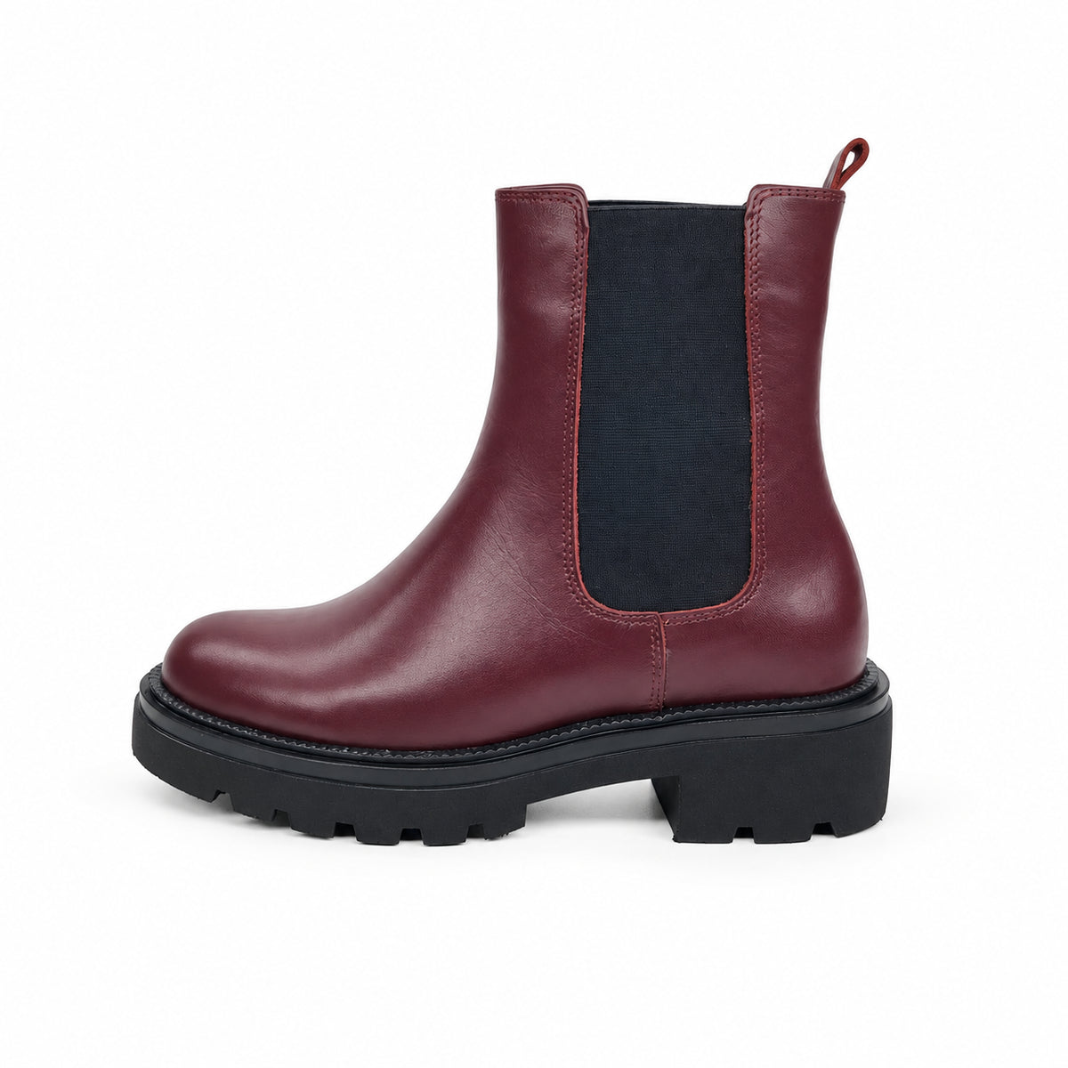 Stivaletto chelsea bordeaux