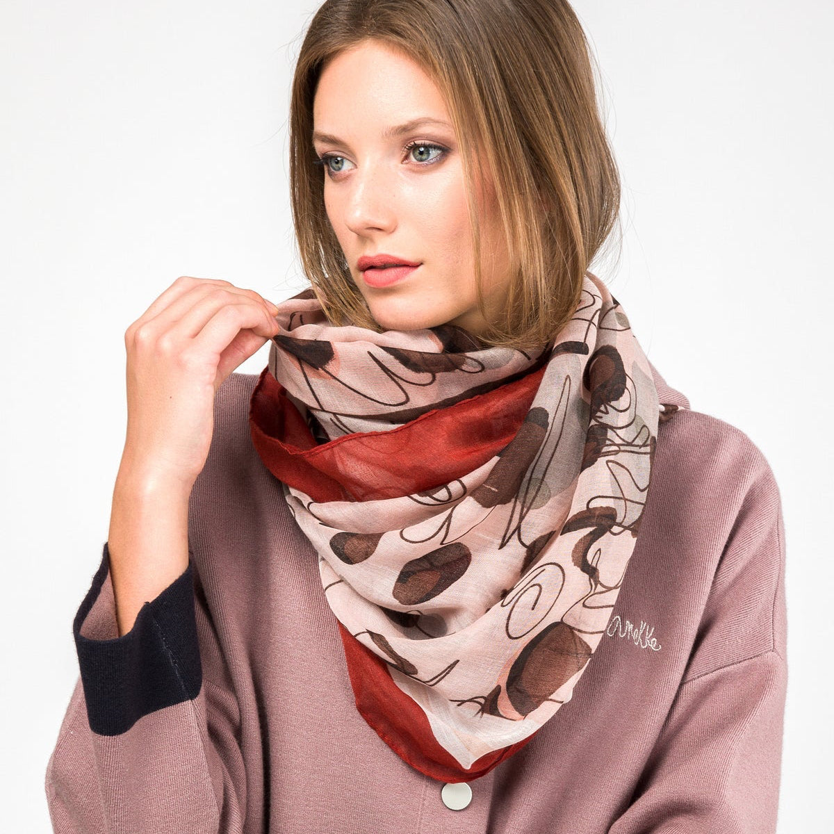 Foulard fantasia mademoiselle Anekke