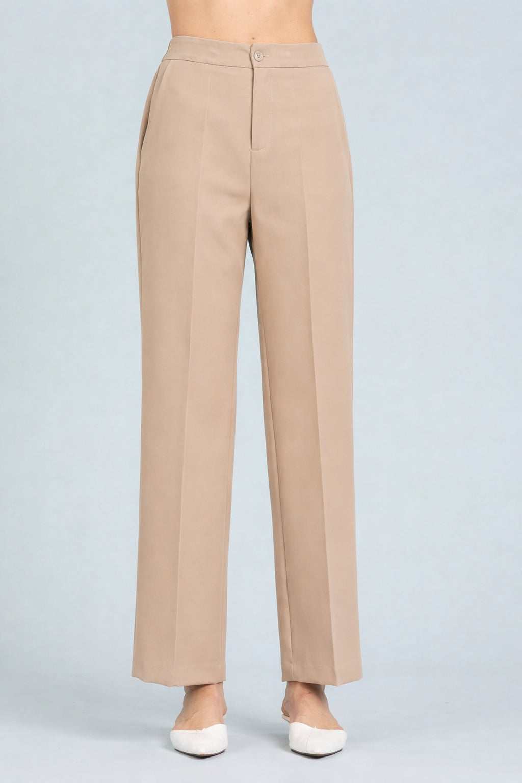 Pantaloni ampi in bistretch