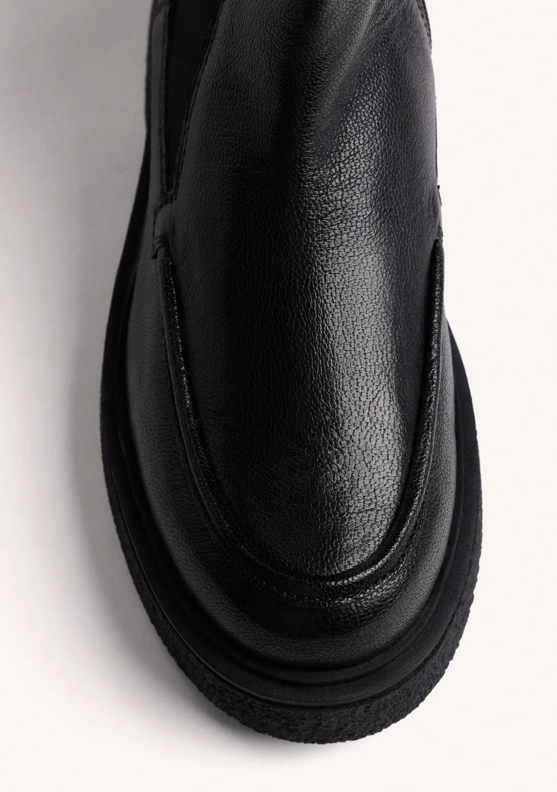 Stivaletti Chelsea in pelle nera