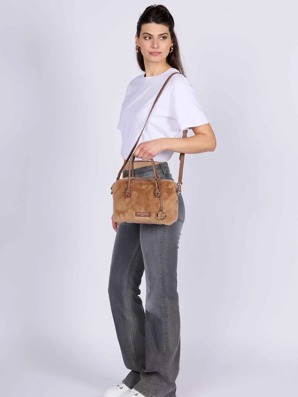 Bauletto in ecopelliccia Gattinoni