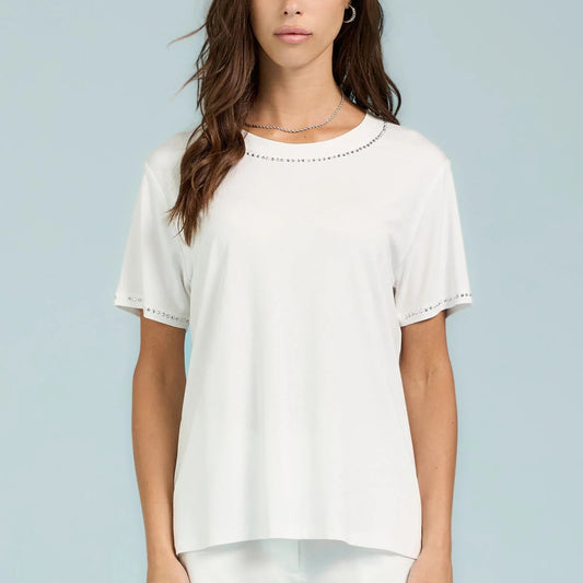 T-shirt con applicazioni