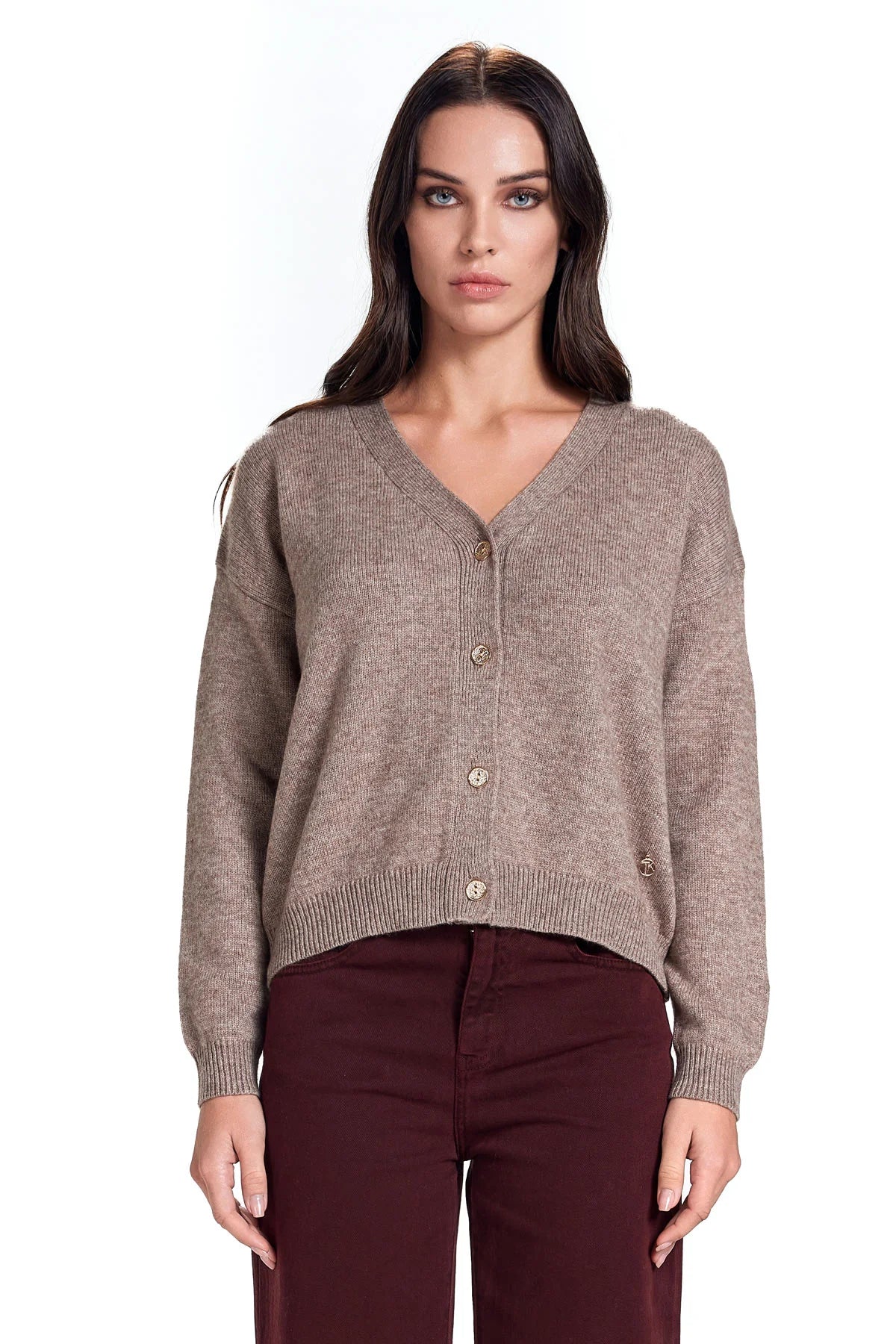 Cardigan bottoni gioiello