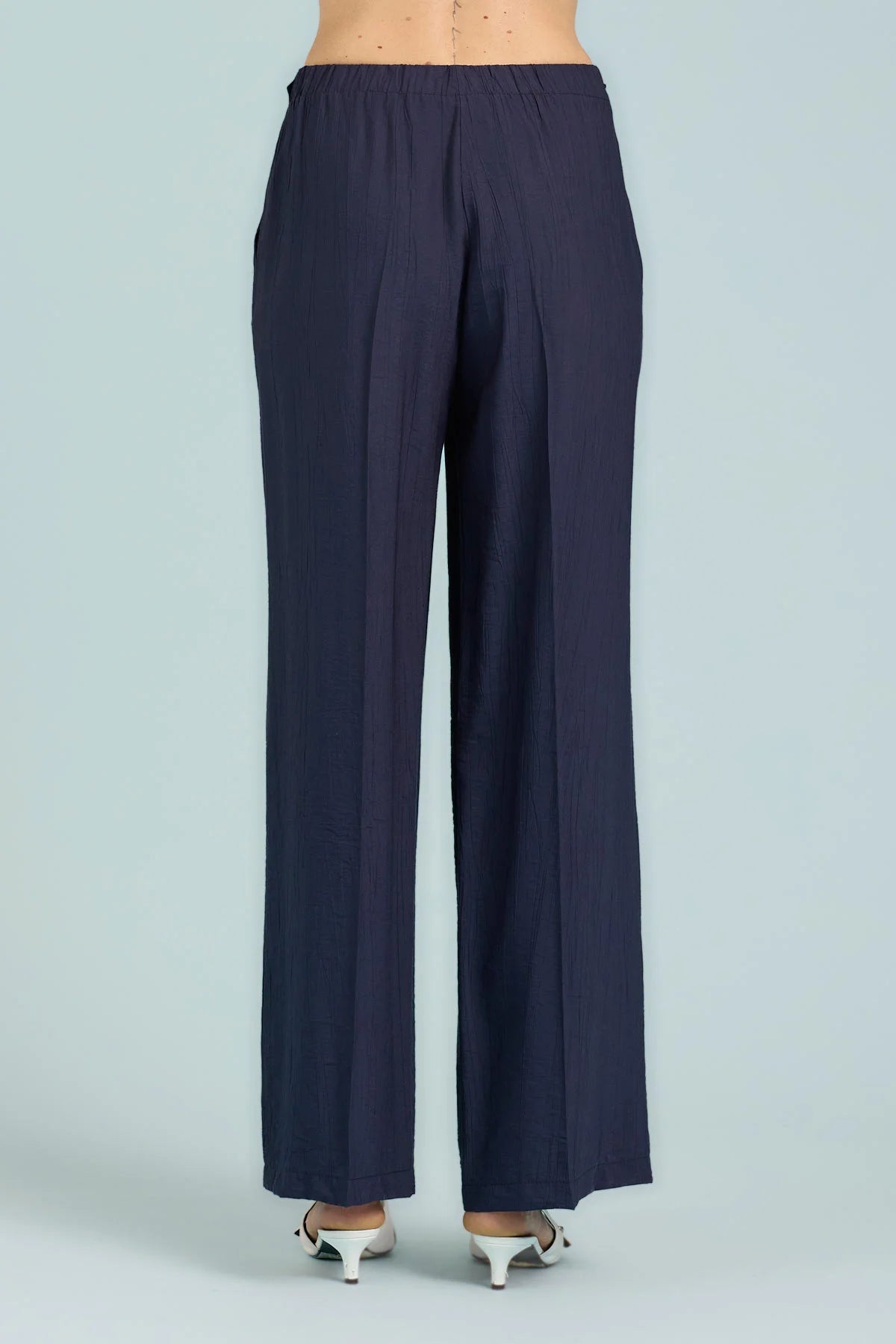 Pantaloni dritti navy
