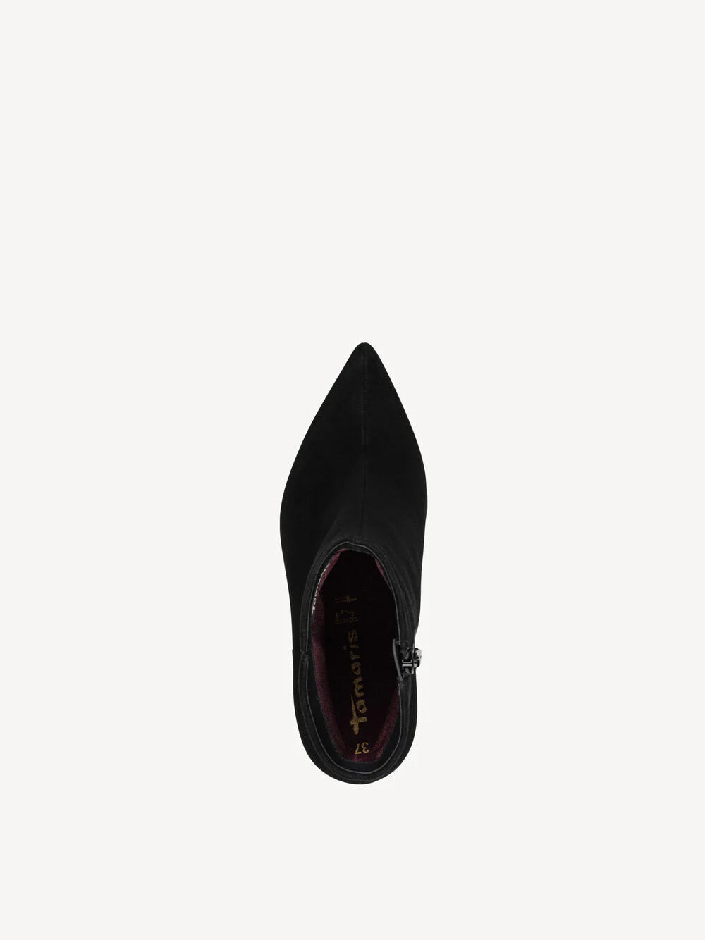 Stivaletto in suede nero