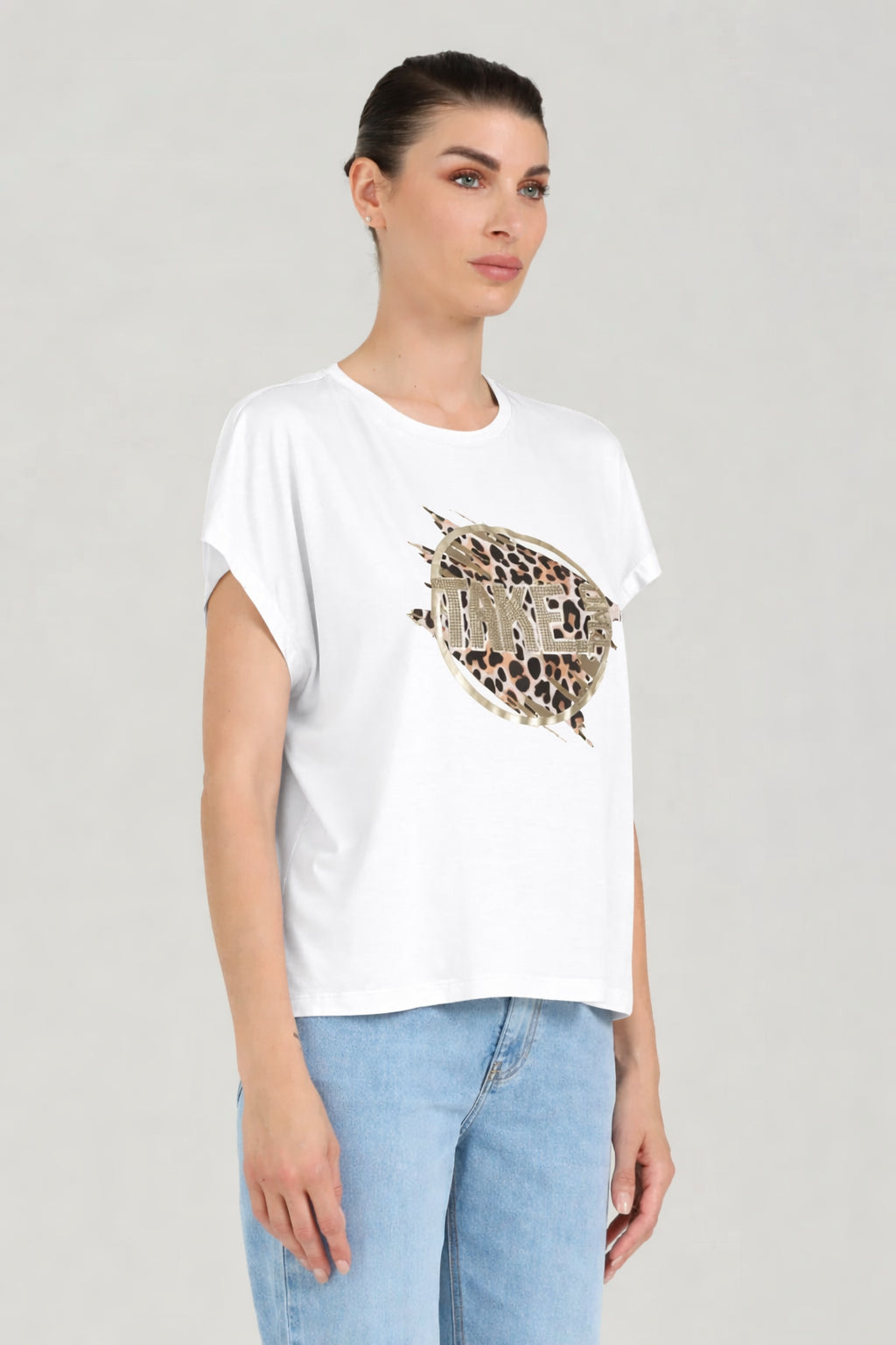 T-shirt stampa animalier